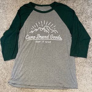 Camp Brand Goods Baseball Tee